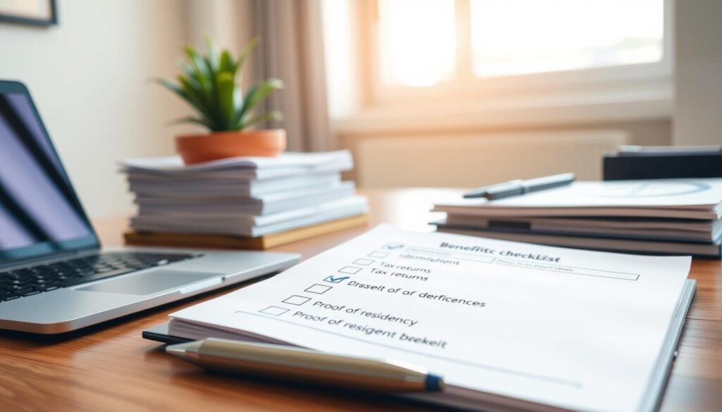 benefit document checklist