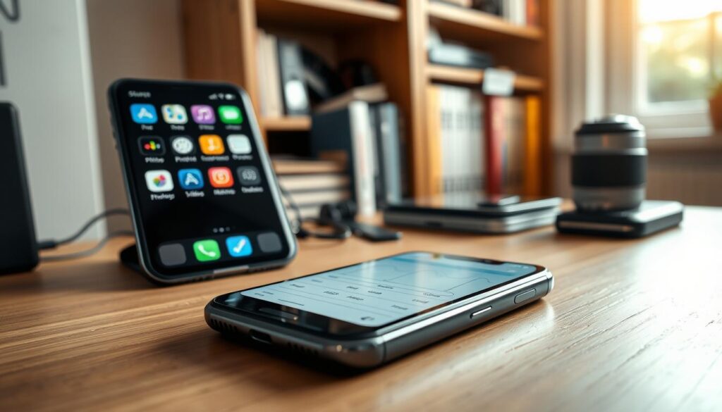 phone storage organization